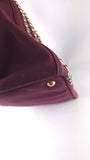 Prada Burgandy Canapa GM Tote Bag - R0196