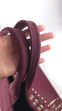 Prada Burgandy Canapa GM Tote Bag - R0196
