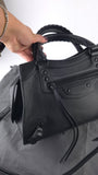 Balenciaga Black Neo Classic City 2way Handbag - R0012