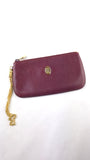 Cartier Burgandy Small Leather Pouch - 3837