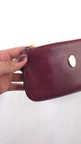 Cartier Burgandy Small Leather Pouch - 3837