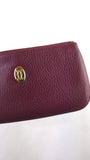 Cartier Burgandy Small Leather Pouch - 3837