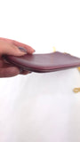 Cartier Burgandy Small Leather Pouch - 3837