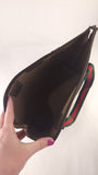 Gucci GG Supreme Web Sherry Line Beige Tote Bag - 3809