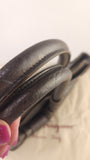 Salvatore Ferragamo Gancini Silver Leather Shoulder Bag - 3808