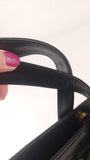 Salvatore Ferragamo Black Leather Vala 2way Handbag - 3913