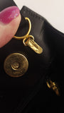 Salvatore Ferragamo Black Leather Vala 2way Handbag - 3913