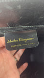 Salvatore Ferragamo Black Leather Vala 2way Handbag - 3913