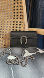 Gucci Black Leather Dionysus Mini Shoulder Bag - R0009