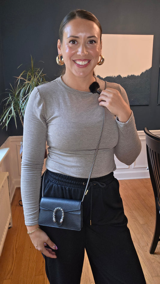 Gucci Black Leather Dionysus Mini Shoulder Bag - R0009