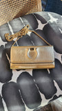 Salvatore Ferragamo Gold Gancini Wallet on Chain - 3770