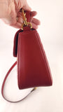 Gucci Marmont Red Leather Top Handle 2way Bag - R0006