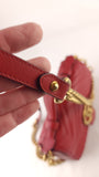 Gucci Marmont Red Leather Top Handle 2way Bag - R0006