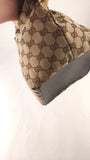 Gucci Beige Canvas Sherry Line Handbag - 3810
