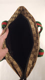 Gucci Beige Canvas Sherry Line Handbag - 3810