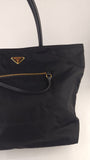 Prada Black Nylon Tote Bag - 3933