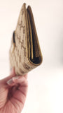 Gucci GG Canvas Long Wallet w/ Gold Trim - 3772
