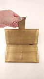 Gucci GG Canvas Long Wallet w/ Gold Trim - 3772
