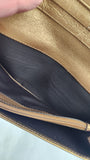 Gucci GG Canvas Long Wallet w/ Gold Trim - 3772