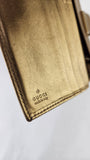 Gucci GG Canvas Long Wallet w/ Gold Trim - 3772
