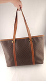 Celine Brown Macadam Large Tote Bag - R0249