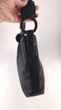 Salvatore Ferragamo Black Gancini Canvas Shoulder Bag - 3931