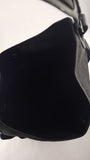 Salvatore Ferragamo Black Gancini Canvas Shoulder Bag - 3931