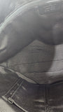 Salvatore Ferragamo Black Gancini Canvas Shoulder Bag - 3931
