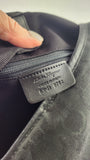 Salvatore Ferragamo Black Gancini Canvas Shoulder Bag - 3931