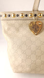 Gucci Beige Leather GG Tote Bag - R0251
