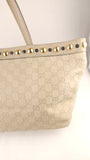Gucci Beige Leather GG Tote Bag - R0251