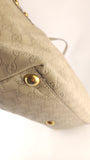 Gucci Beige Leather GG Tote Bag - R0251