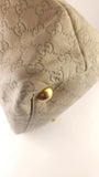 Gucci Beige Leather GG Tote Bag - R0251