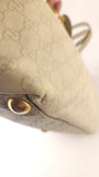 Gucci Beige Leather GG Tote Bag - R0251