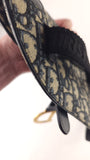 Christian Dior Navy Trotter Print Saddle Belt Bag - R0303