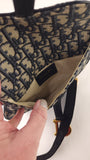 Christian Dior Navy Trotter Print Saddle Belt Bag - R0303