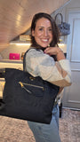 Prada Black Nylon Tote Bag - 3933