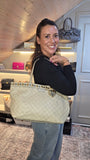 Gucci Beige Leather GG Tote Bag - R0251