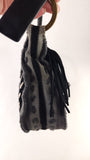 Missoni Black/Grey Suede Shoulder Bag - R0290