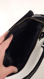 Missoni Black/Grey Suede Shoulder Bag - R0290