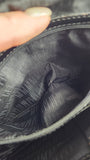 Missoni Black/Grey Suede Shoulder Bag - R0290