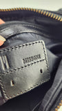 Missoni Black/Grey Suede Shoulder Bag - R0290