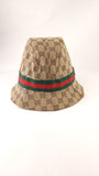Gucci GG Canvas & Sherry Line Bucket Hat - R0337