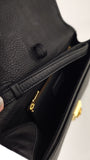 Versace Black Leather Sunburst Medusa Clutch Bag - 3925