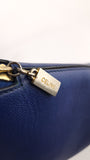 Celine Blue Leather Rounded Shoulder Bag - G0578