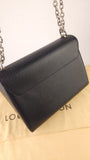 Louis Vuitton Black Epi LV Twist Shoulder Bag - R0015