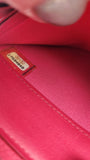 Chanel Red Patent Leather Zippy Wallet - R0328