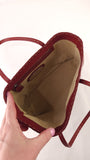 Fendi Selleria Red Leather Tote - G0715