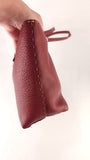 Fendi Selleria Red Leather Tote - G0715