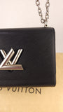 Louis Vuitton Black Epi LV Twist Shoulder Bag - R0015